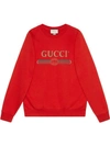 GUCCI OVERSIZE SWEATSHIRT WITH SEQUIN PATCHES