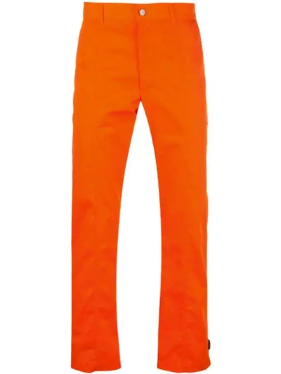 Anton Belinskiy Slim-fit Trousers In Orange