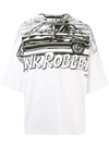 YOSHIOKUBO YOSHIOKUBO ROBBERY超大款T恤 - 白色