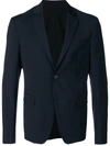 PRADA PRADA SINGLE-BREASTED BLAZER - 蓝色