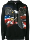 PALM ANGELS Eagle print hoodie