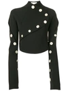 A.W.A.K.E. BUTTON EMBELLISHED TOP