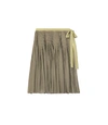 TORY BURCH PLEATED COTTON WRAP SKIRT,192485065657