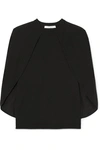 GIVENCHY Cape-effect stretch-knit top