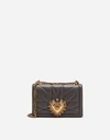 Dolce & Gabbana Medium Devotion Bag In Quilted Nappa Leather