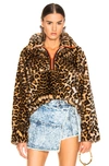 SANDY LIANG SANDY LIANG GARBANZO PULLOVER IN ANIMAL PRINT,BROWN,NEUTRAL