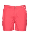 Eleventy Swim Trunks In Red