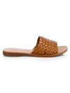 SOLUDOS Woven Leather Slide Sandals