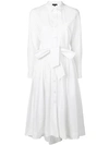 ANTONELLI ANTONELLI 束腰衬衫裙 - 白色