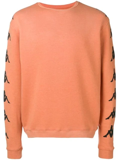 Paura Kappa Sweatshirt In Orange