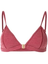 Duskii Capriosca Bikini Top In Red