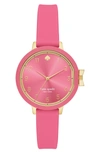 KATE SPADE PARK ROW SILICONE STRAP WATCH, 34MM,KSW1518