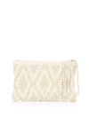 INVERNI Piattina Rombi Knit Wristlet Clutch