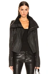 RICK OWENS RICK OWENS NASKA BIKER IN BLACK.,RICK-WO161