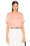 ACNE STUDIOS ACNE STUDIOS ELLISON FACE TEE IN PINK,ACNE-WS261