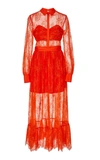 SELF-PORTRAIT Lace Maxi Dress,SP21114