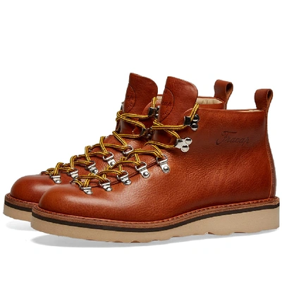 Fracap M120 Natural Vibram Sole Scarponcino Boot In Brown