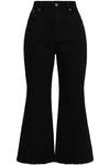 ZIMMERMANN FRAYED HIGH-RISE KICK-FLARE JEANS,3074457345620046948