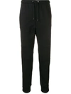 FENDI FF-LOGO TAPERED TRACK TROUSERS