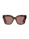 FENDI WOMEN'S FF 0359 SQUARE LOGO SUNGLASSES,0400010428634