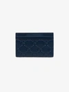 GUCCI GUCCI BLUE NY YANKEES PATCH CARD HOLDER,547793DMTIN13404891