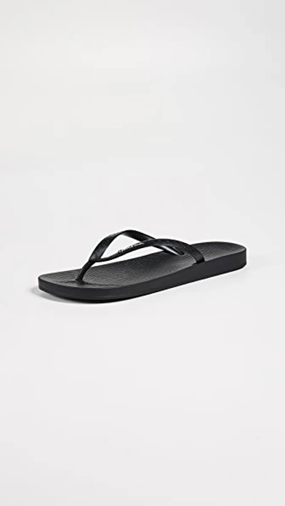 IPANEMA ANA FLIP FLOPS BLACK,IPANE30019