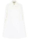 RED VALENTINO RUFFLED CAPE,10813234