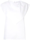 ATLANTIQUE ASCOLI ATLANTIQUE ASCOLI 头巾细节罩衫 - 白色