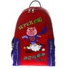DOLCE & GABBANA VULCANO SUPER PIG RED NYLON BACKPACK,10813324