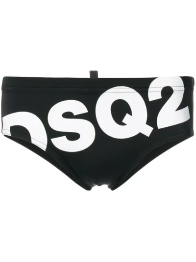 Dsquared2 Dsq2 Logo三角泳裤 - 蓝色 In 201 - Navy