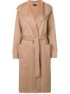 JOSEPH JOSEPH BELTED ROBE COAT - NEUTRALS