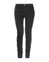 Manila Grace Denim Pants In Black
