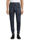 ANTONY MORATO CAMO-PRINT CARGO JOGGER PANTS,0400099740818