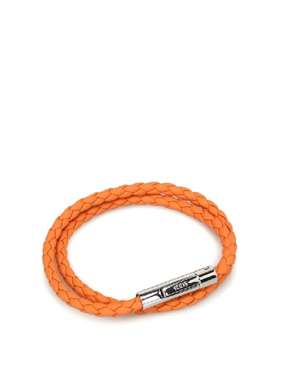 Tod's Orange My Colors Braided Bracelet