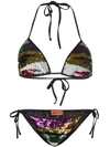 MISSONI MISSONI SEQUIN EMBELLISHED BIKINI - 黑色