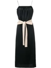 JOSEPH BELTED MIDI DRESS