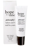 PHILOSOPHY HOPE IN A TUBE EYE & LIP CONTOUR CREAM, 0.5 oz,56002392000