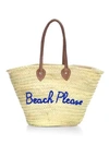 POOLSIDE WOMEN'S LARGE WOVEN STRAW BEACH TOTE,0400010384250