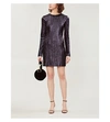 GALVAN Dusk sequinned mini dress