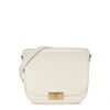 SAINT LAURENT Betty cream leather shoulder bag