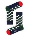 HAPPY SOCKS MEN'S FILLED OPTIC CUBE SOCKS,FIO01-7002-310