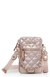 Mz Wallace Micro Crosby Crossbody Bag In Rose Gold