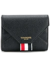 Thom Browne Envelope Card Holder In Black