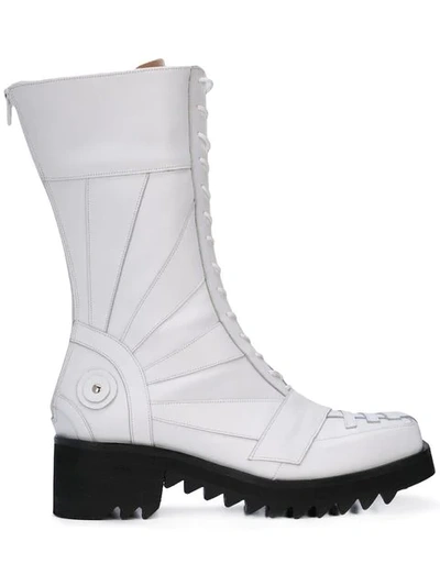 Charles Jeffrey Loverboy Brachiosaurus Boots - 白色 In White
