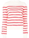 BARRIE STRIPED SWEATER