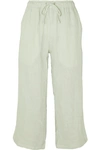 FAITHFULL THE BRAND CLEMENCE CROPPED LINEN trousers