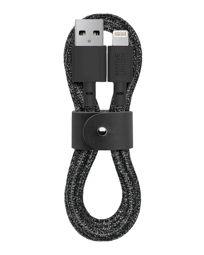 Native Union Belt Cable, 4' In Black