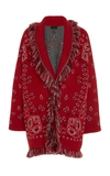 ALANUI BANDANA JACQUARD CASHMERE CARDIGAN,727099