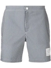 THOM BROWNE SEERSUCKER SWIM-TECH SWIM SHORT