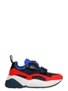 Stella Mccartney Black, Red And Blue Eclypse 45 Chunky Velcro Sneakers